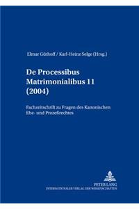 de Processibus Matrimonialibus