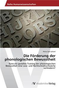 Förderung der phonologischen Bewusstheit