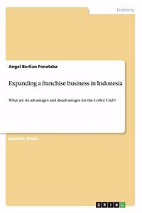 Expanding a franchise business in Indonesia