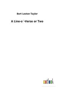 Line-o´-Verse or Two