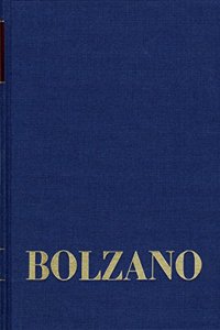 Bernard Bolzano, Zur Physik I (1828-1840)