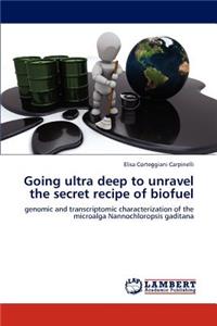 Going ultra deep to unravel the secret recipe of biofuel