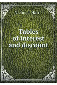 Tables of Interest and Discount