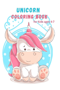 UNICORN COLORING BOOK for kids ages 4-7