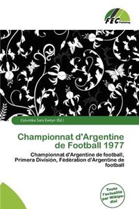 Championnat D'Argentine de Football 1977