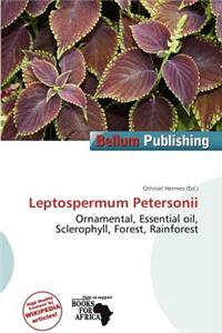 Leptospermum Petersonii