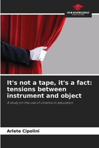 It's not a tape, it's a fact
