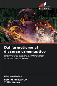 Dall'ermetismo al discorso ermeneutico