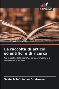 raccolta di articoli scientifici e di ricerca