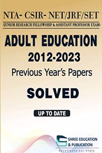 NTA NET/JRF ADULT EDUCATION PREVIOUS YEARS PAPERS | UP TO DATE