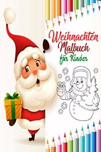 Weihnachten Malbuch für Kinder