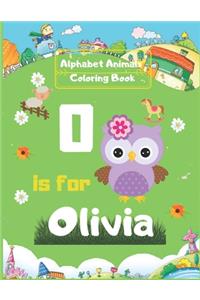 Alphabet Animals Coloring Book