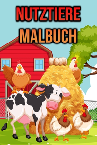 Nutztiere Malbuch