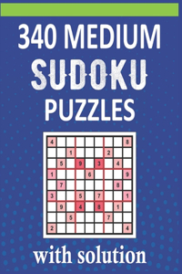 340 Medium Sudoku Puzzles With Solution