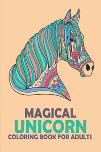 Magical Unicorn coloring book For Adults