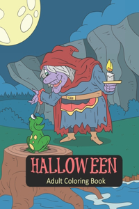 Halloween Adult Coloring Book