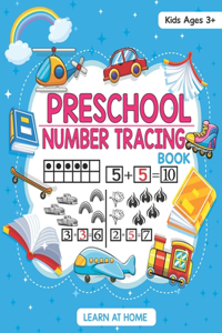 Preschool Number Tracing Book