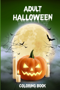 Adult Halloween Coloring Book