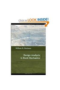 Design Analysis in Rock Mechanics