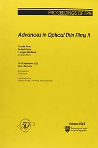 Advances in Optical Thin Films II