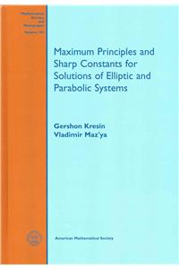 Maximum Principles and Sharp Constants for Solutions of Elliptic and Parabolic Systems