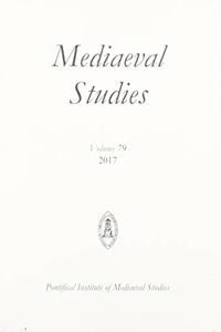 Mediaeval Studies 79 (2017)