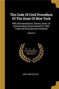 The Code Of Civil Procedure Of The State Of New York