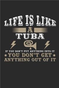 Life Is Like a Tuba If You Don't Put Anything Into It You Don't Get Anything Out Of It