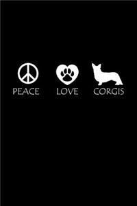 Peace. Love. Corgis.