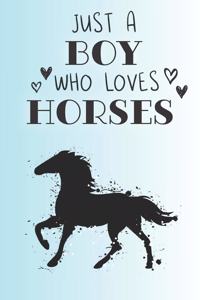 Just A Boy Who Loves Horses