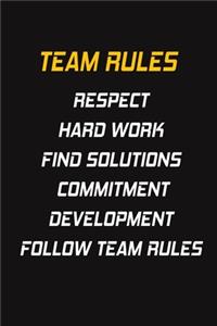 Team Rules