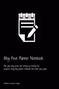 Blog Post Planner Notebook