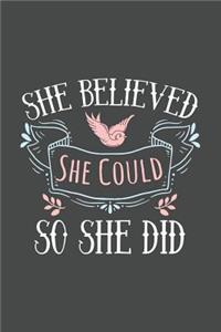 She Believed She Could So She Did