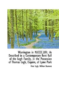 Warrington in M.CCCC.LXV.