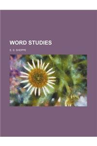 Word Studies