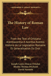 History of Roman Law