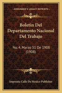 Boletin Del Departamento Nacional Del Trabajo