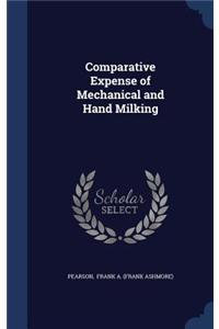 Comparative Expense of Mechanical and Hand Milking