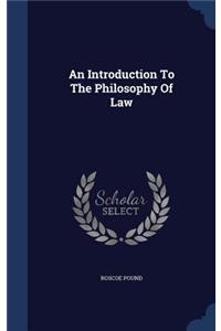 An Introduction To The Philosophy Of Law