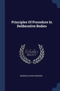Principles Of Procedure In Deliberative Bodies