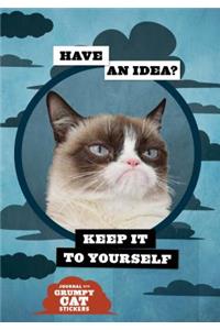 Grumpy Cat Flexi Journal with Stickers
