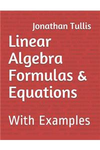 Linear Algebra Formulas & Equations
