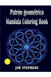 Patrón geométrico Mandala Coloring Book