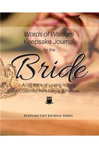 Words of Wisdom Keepsake Journal for the Bride