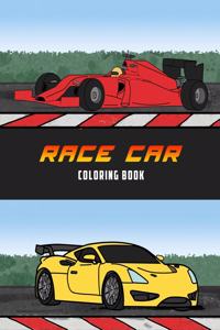 Race Car Coloring Book