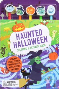 Haunted Halloween Coloring & Activity Book