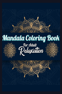 mandala coloring book for adult relaxation