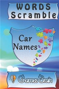 Word Scramble Name of cars