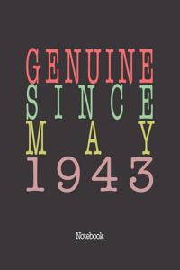 Genuine Since May 1943