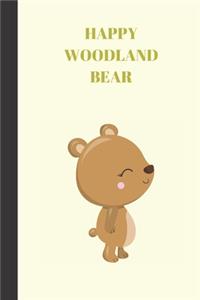 happy woodland bear